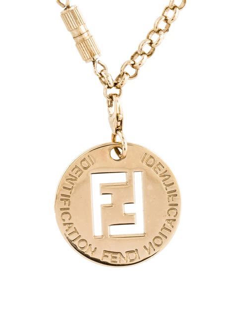 fendi chain necklace